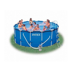 28218 Каркасный бассейн Metal Frame 366х98см, фил.-насос 2006 л/ч, лестница, 9400л, 41кг