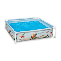 57174 Каркасный бассейн Mini Frame 122х122х30см "Planes" Disney, 337л, от 2 лет