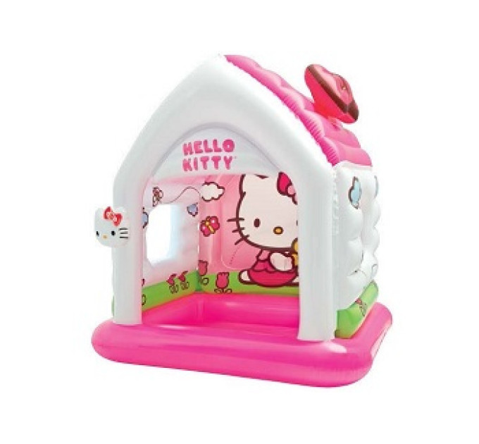 48631 Надувной домик 137х109х122см "Hello Kitty" 3-6 лет
