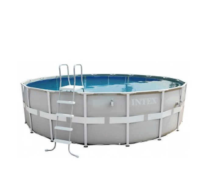 28326 Каркасный бассейн Ultra Frame 488х122см, хлорогенер, лестница, тент, подстилка