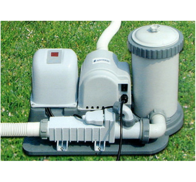 28326 Каркасный бассейн Ultra Frame 488х122см, хлорогенер, лестница, тент, подстилка