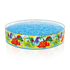 58474 Детский бассейн 122х25см "Динозавры" 288л, от 3 лет