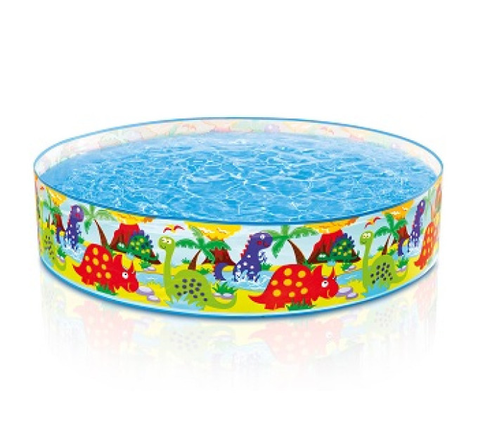 58474 Детский бассейн 122х25см "Динозавры" 288л, от 3 лет
