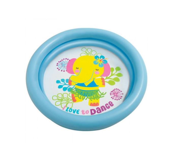 59409 Детский надувной бассейн 61х15см "Первый бассейн" 17л, 1-3 лет, 2 вида