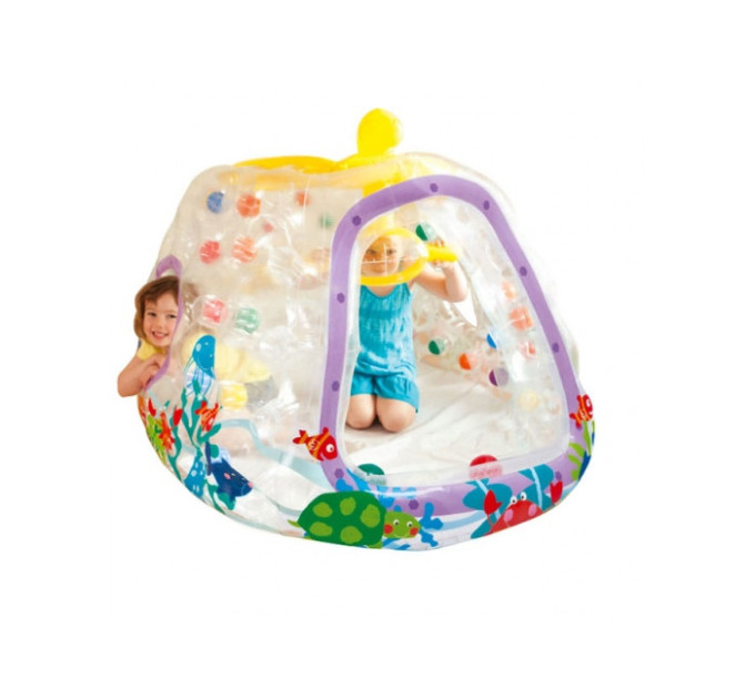 48664 Игровой домик 174х122х89см "Submarine" с мячами (9шт), 3-6 лет