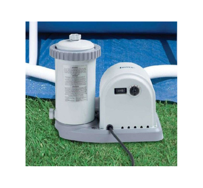 28176 Бассейн Easy Set, 549х122см, 20647л, фильтр-насос 5678л/ч, лестница, тент, подстилка