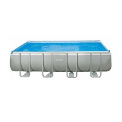 28352 Каркасный бассейн Ultra Frame 549х274х132см, 17203л, песоч.фил-насос 4,5м3/ч, лестн, тент, подстилка