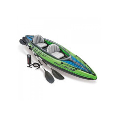 68306 Надувная байдарка "Challenger K2" 351х76х38см, алюм.вёсла 218см, насос 68614, транс.сеть, до 180кг