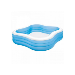 57495 Детский надувной бассейн 229х229х56см "Волны" 1350л, от 6 лет