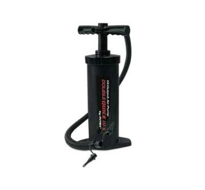 68605 Насос ручной 37см "Double Quick III S" шланг с 3 насадками