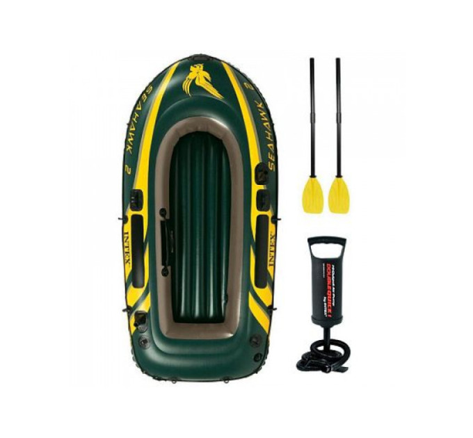 68347 Надувная лодка "Seahawk 2" 236х114х41см, вёсла 59623, насос 68612, до 240кг