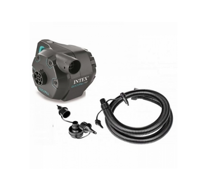 66644 Насос электрический 220В "Quick-Fill AC" 1100л/м, 3 насадки + шланг-удлинитель в комплекте