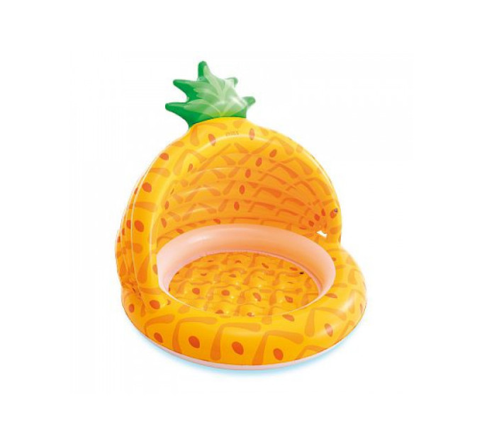 58414 Детский надувной бассейн 102х94см "Ананас" 45л, 1-3 лет
