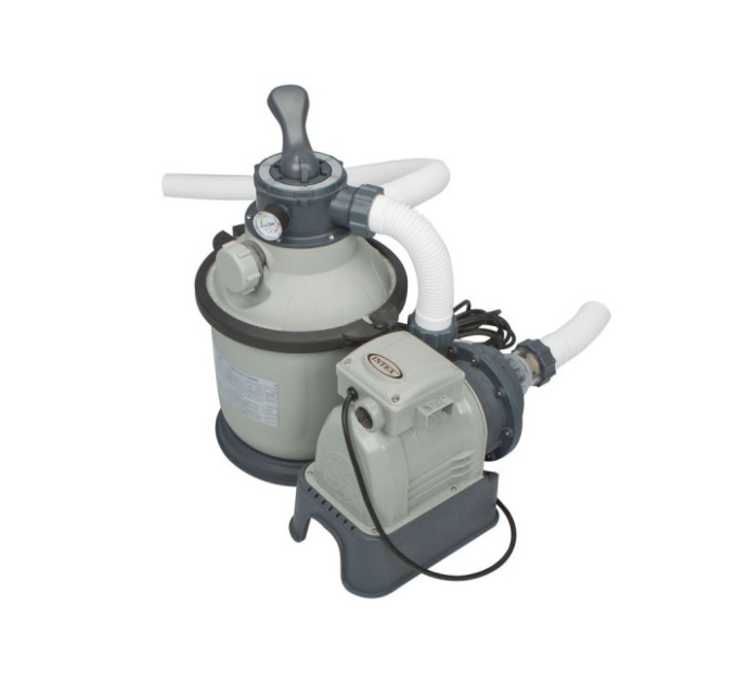 28312 Каркасный бассейн Ultra Frame, 427х122см, 14600л, песочн.фил.-насос 28644, лестн., тент, подстилка