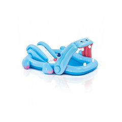 57150 Игровой центр 221х188х86см "Бегемот" с горкой и распылителем, 227л, 81 кг, от 3 лет