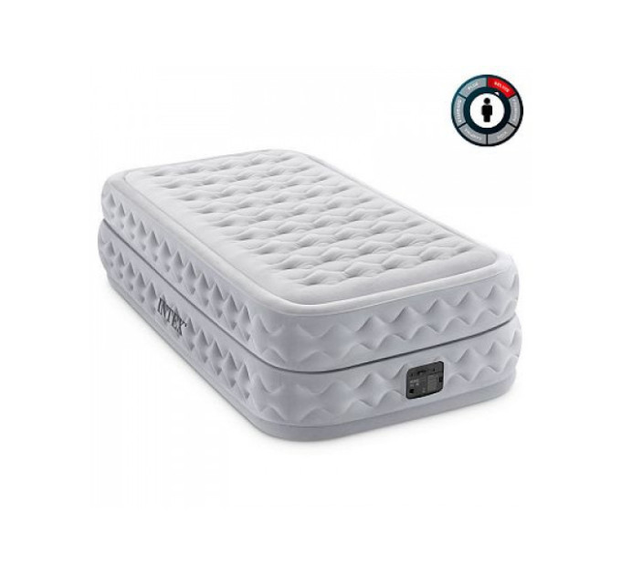 64488 Надувная кровать 99х191х51см "Supreme" встр.нас. 220В, до 136кг